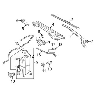Toyota OE - Windshield - Wiper & Washer Components
