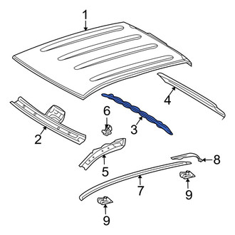 Toyota OE - Roof Panel Reinforcement
