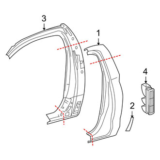 Toyota OE - Cab - Side Panel & Components (Regular Cab), (Regular Cab)