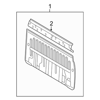 Toyota OE - Cab - Back Panel (Regular Cab), (Regular Cab)