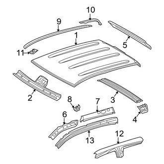 Toyota OE - Cab - Roof & Components (Double Cab)