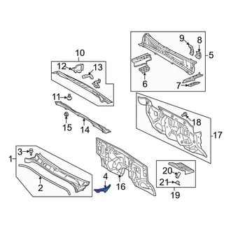 Toyota OE - Left Cowl Cover Seal