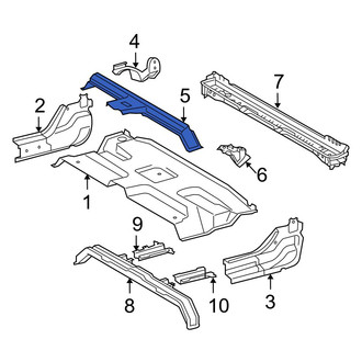 Toyota OE - Center Upper Floor Pan Reinforcement