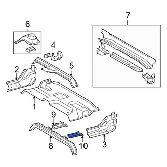 Toyota OE - Left Frame Side Member