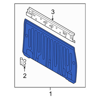 Toyota OE - Rear Truck Cab Back Panel