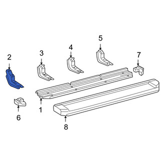 Toyota OE - Running Board Mounting Bracket