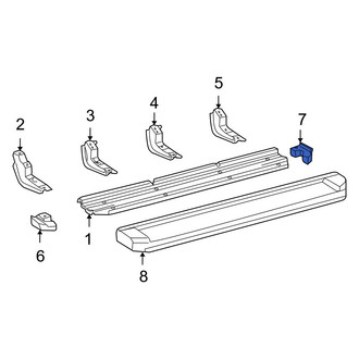 Toyota OE - Front Right Running Board End Cap