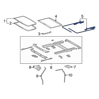 Toyota OE - Sunroof Cable