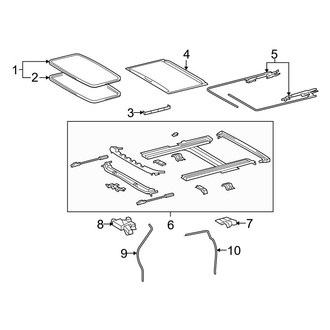 Toyota OE - Cab - Sunroof (Base / Limited / Platinum CrewMax)