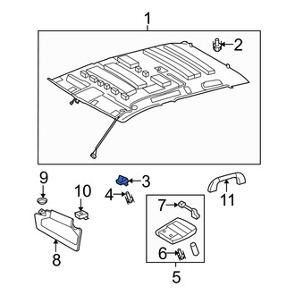 Toyota OE - Headliner Clip