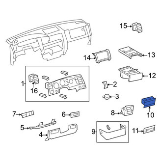 Toyota OE - Instrument Panel Cup Holder