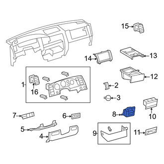 Toyota OE - Right Instrument Panel Trim Panel