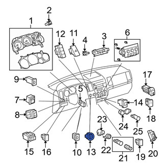Toyota OE - Transfer Case Switch