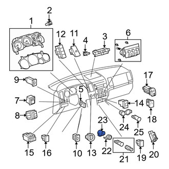 Toyota OE - Instrument Panel Cover