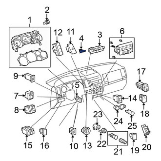 Toyota OE - Instrument Cluster Screw