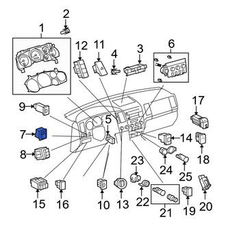 Toyota OE - Door Mirror Switch