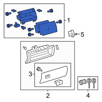 Toyota OE - Instrument Panel Storage Compartment