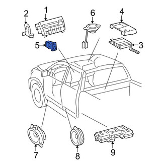 Toyota OE - Audio Auxiliary Jack