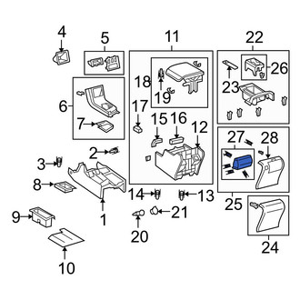 Toyota OE - Console Cup Holder