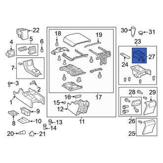 Toyota OE - Console Cup Holder