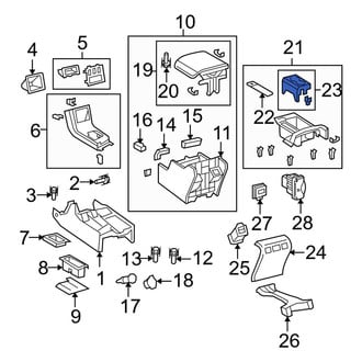 Toyota OE - Console Cup Holder