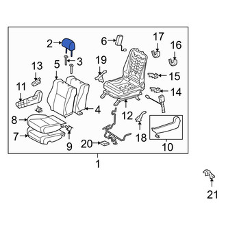 Toyota OE - Front Left Headrest