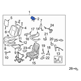 Toyota OE - Front Left Headrest