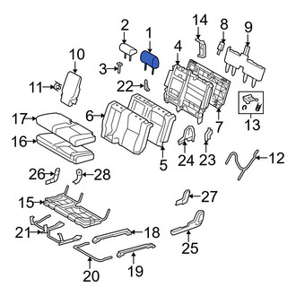 Toyota OE - Front Left Headrest