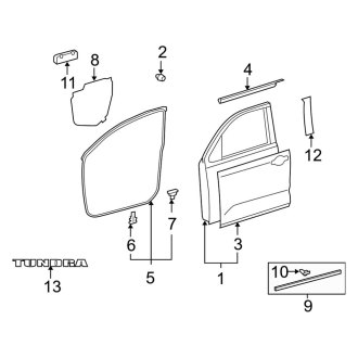 2007 Toyota Tundra Replacement Doors & Components – CARiD.com