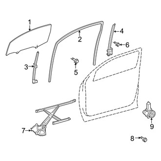 Toyota OE - Front Door - Glass & Hardware