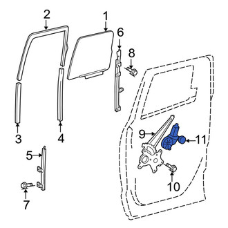 Toyota OE - Front Left Window Motor
