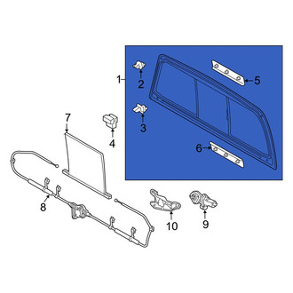 Toyota OE - Rear Back Glass