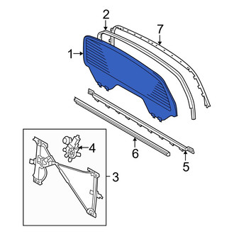 Toyota OE - Rear Back Glass