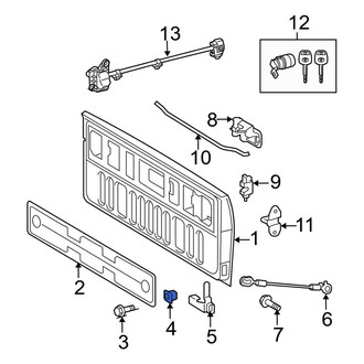 Toyota OE - Tailgate Molding Nut