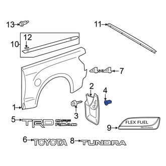 Toyota OE - Fender Liner Retainer