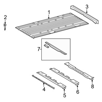 Toyota OE - Pick Up Box - Floor (8.1' Bed)