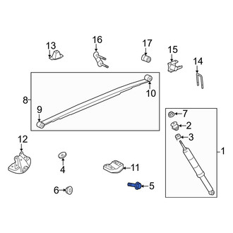 Toyota OE - Suspension Shock Absorber Bolt