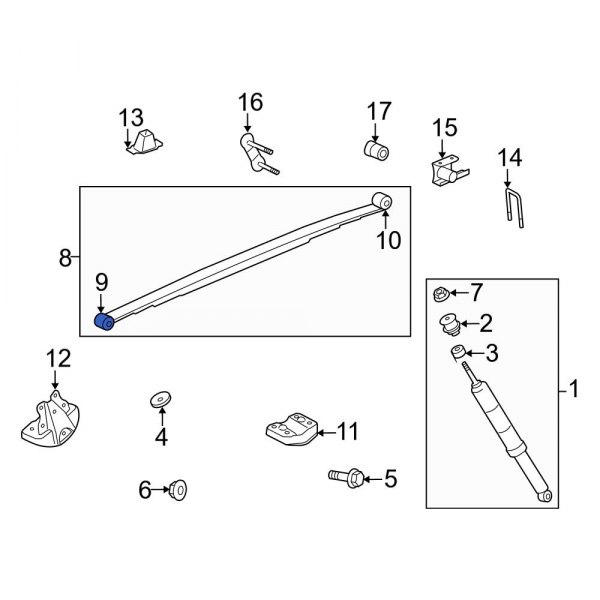 Leaf Spring Bushing