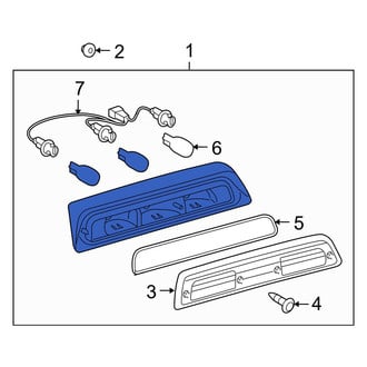 Toyota OE - Rear Center High Mount Stop Light