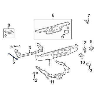 Toyota OE - Rear Bumper Face Bar Brace