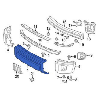 Toyota OE - Front Bumper Face Bar
