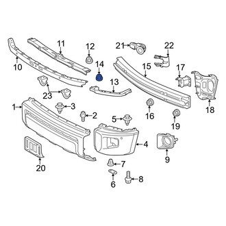 Toyota OE - Bumper Cover Nut