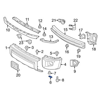 Toyota OE - Bumper End Cap Bracket