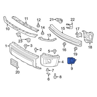 Toyota OE - Front Left Fog Light Trim