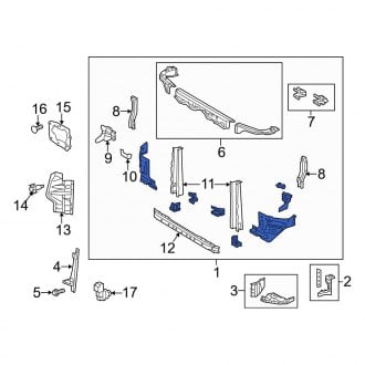 Toyota Oe Toyota Tundra Radiator Support