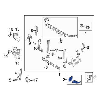Toyota OE - Front Left Fender Apron Reinforcement