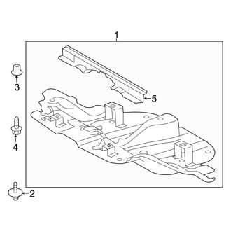 Toyota OE - Radiator Support - Splash Shields