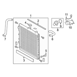 Toyota OE - Cooling - Radiator & Components