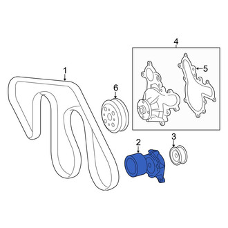 Toyota OE - Accessory Drive Belt Tensioner Assembly