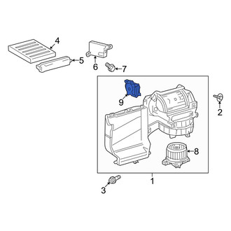 Toyota OE - HVAC Air Inlet Door Actuator